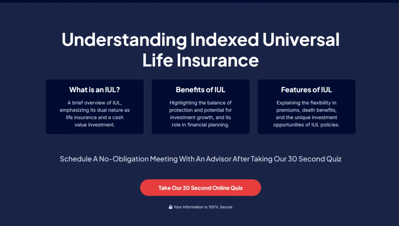 Annuities & IUL snapshot screenshot