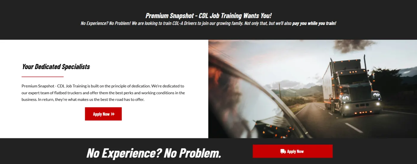 CDL Job Training snapshot screenshot