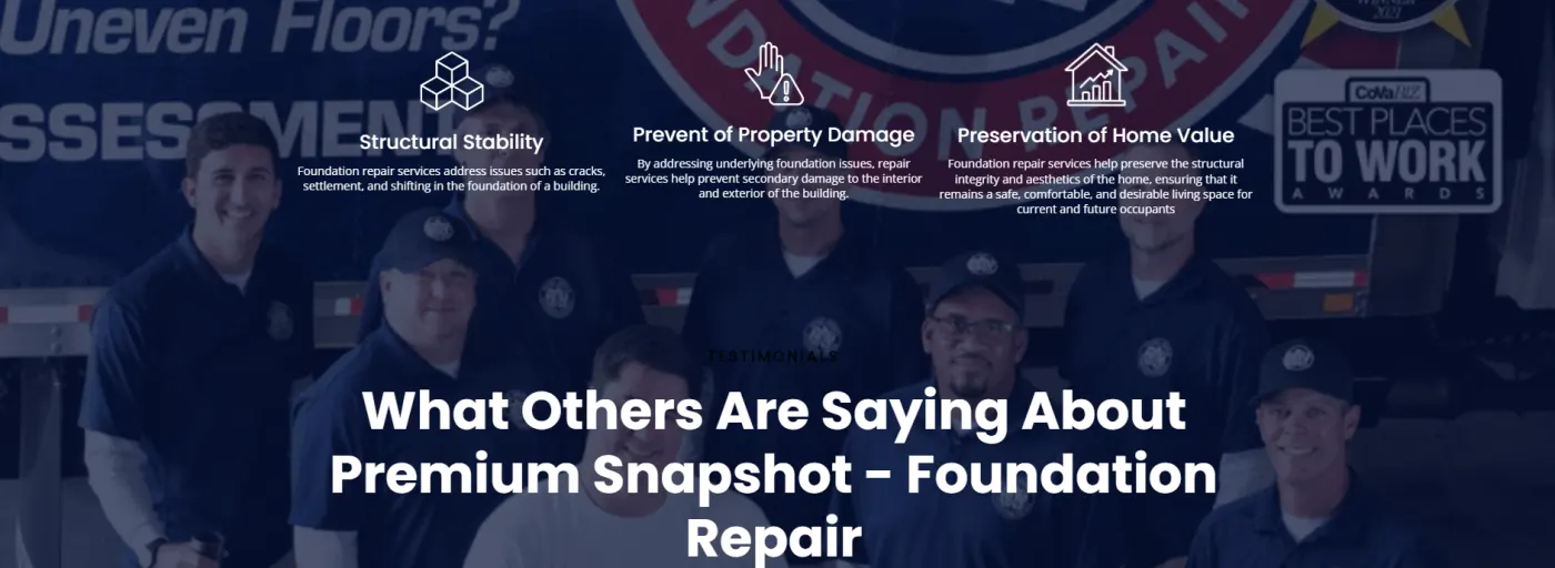 Foundation Repair snapshot screenshot