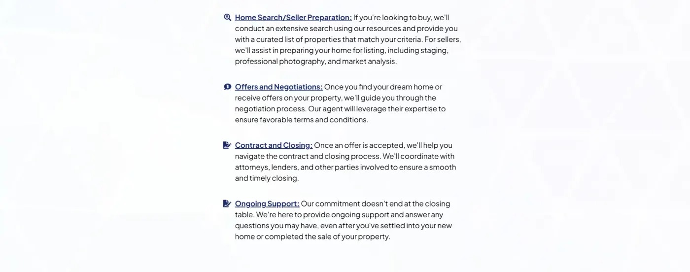 Real Estate Agent snapshot screenshot