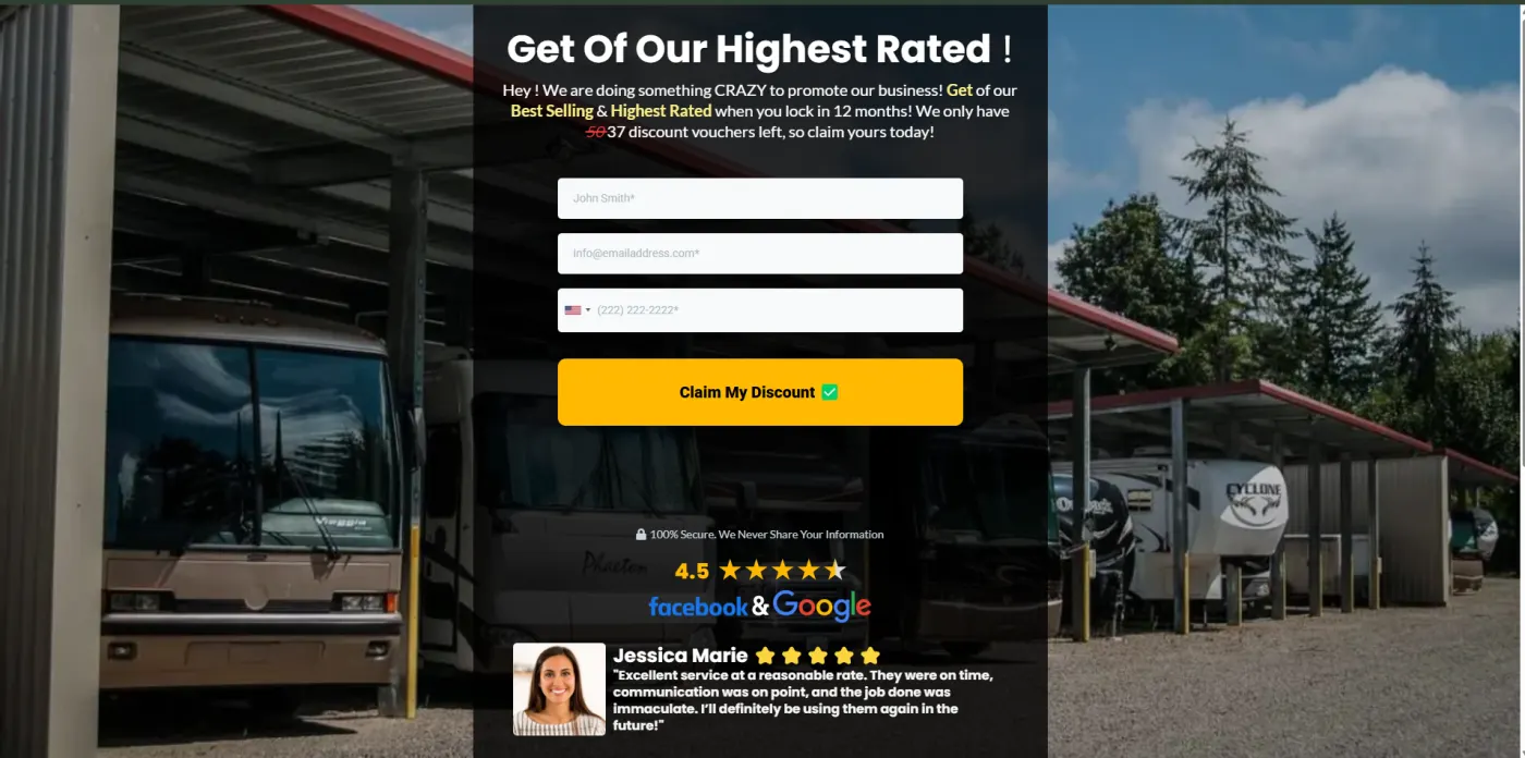 RV Storage Facility snapshot preview